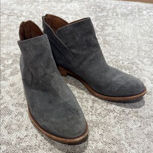 Kork Ease Ryder Gray Suede Ankle Bootie Womens 9